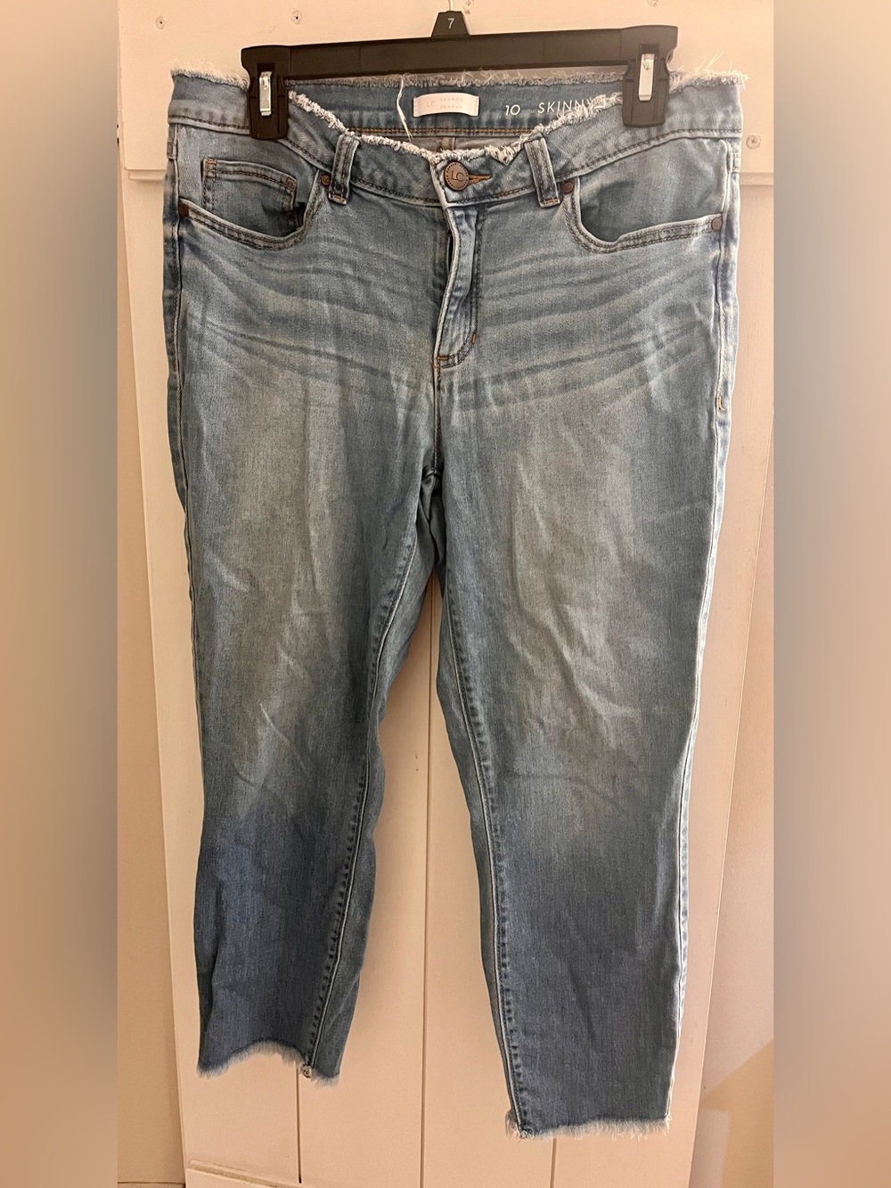 LC Lauren Conrad Light Blue Skinny Jeans